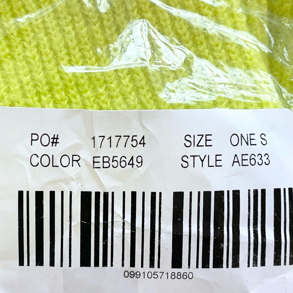 J. Crew Ribbed Texting Gloves Supersoft Yarn Neon - Picture 3 of 3